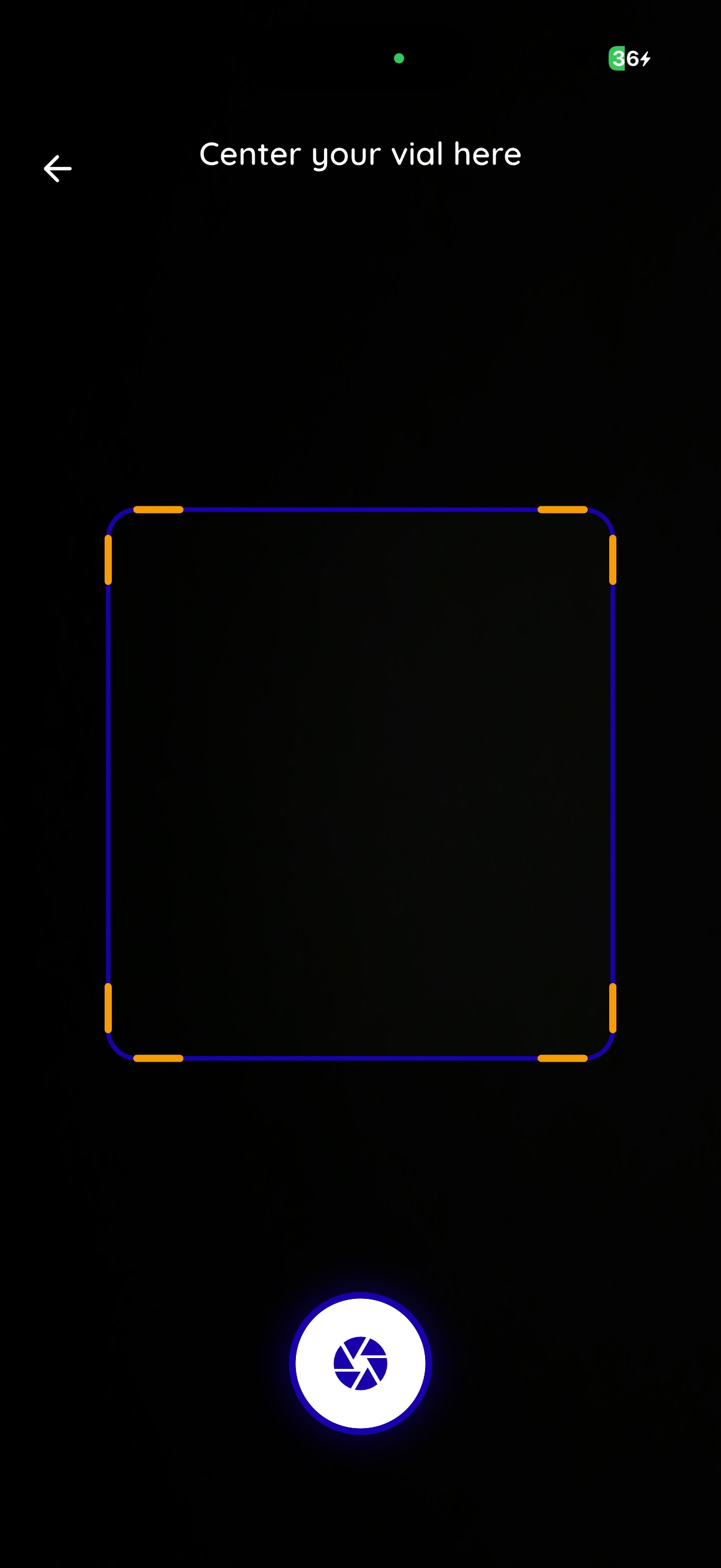 Scan screen